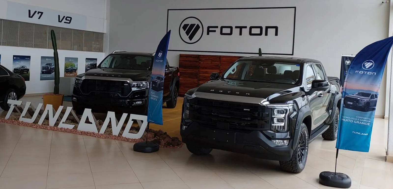 Picapes Foton Tunland V7 e V9 na Trevisa Foton